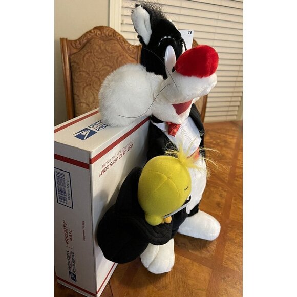 WB Looney Tunes Magician Sylvester w/ Tweety Bird 22" Plush Stuffed Animal Toy - Picture 2 of 10